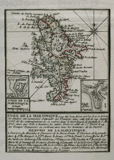 Martinique, 1762 (1765).  Creator: Jean de Beaurain.