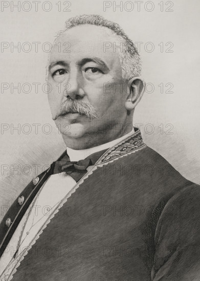 Germán Gamazo Calvo (1840-1901), Spanish liberal politician, 1898. Creator: Benigno Matute Parga.