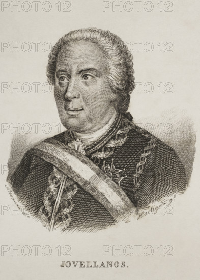 Gaspar Melchor de Jovellanos (1744-1811), Spanish neoclassical statesman, author and philosopher, 18 Creator: Pedro Hortigosa.