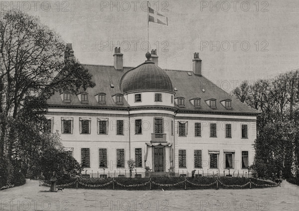 Bernstorff Palace, Gentofte, Denmark, 1898. Creator: Unknown.