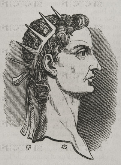 Augustus, first Roman Emperor, 1852. Creator: Unknown.