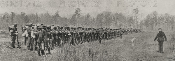 Spanish-American War (1898): reconcentration of American troops, 1898. Creator: Unknown.