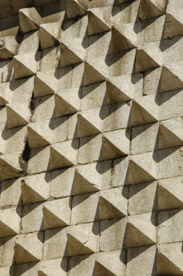 Facade.of Casa dos Bicos (House of the Beaks), Lisbon, Portugal, 2008.  Creator: Unknown.