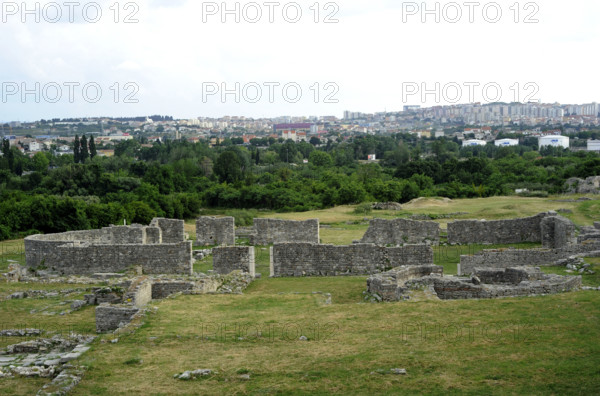Ruins of the Episcopal Centre, ancient city of Salona, Solin, Croatia, 2018. Creator: Unknown.