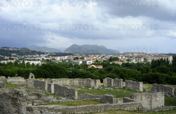 Ruins of the Episcopal Centre, ancient city of Salona, Solin, Croatia, 2018. Creator: Unknown.