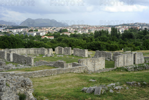 Ruins of the Episcopal Centre, ancient city of Salona, Solin, Croatia, 2018. Creator: Unknown.
