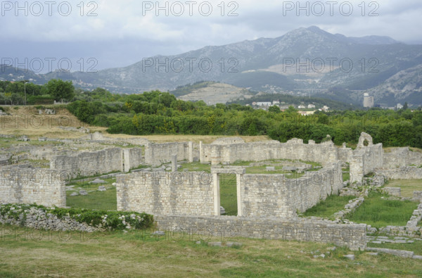 Ruins of the Episcopal Centre, ancient city of Salona, Solin, Croatia, 2018. Creator: Unknown.