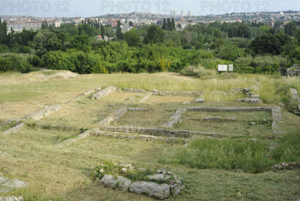 Ruins of the Episcopal Centre, ancient city of Salona, Solin, Croatia, 2018. Creator: Unknown.