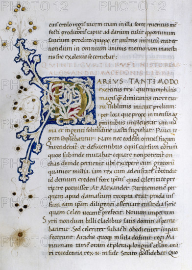 Historiae Alexandri Magni Macedonis (Stories of Alexander the Great of Macedonia), 1466 (2000). Creator: Unknown.