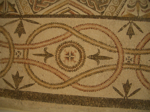 Mosaic, El Jem Museum, El Djem, Tunisia, 2009. Creator: Amanda Waite.