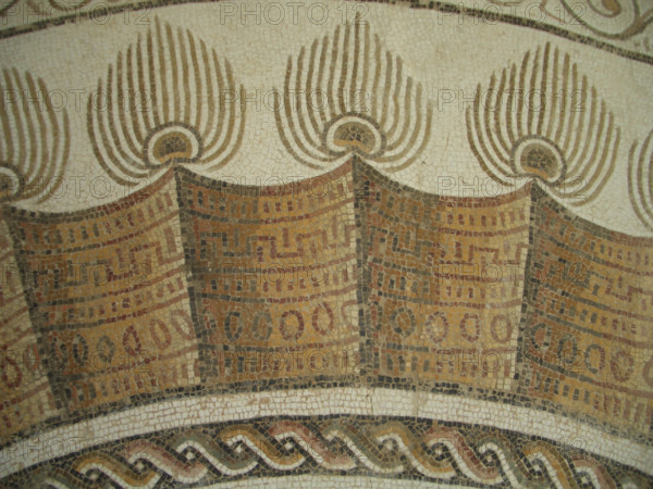 Mosaic, El Jem Museum, El Djem, Tunisia, 2009. Creator: Amanda Waite.
