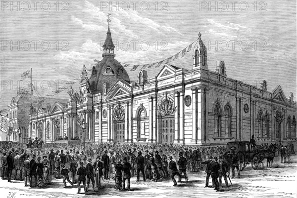 Opening the new Market-Hall, Southport, 1881. Creator: FW.