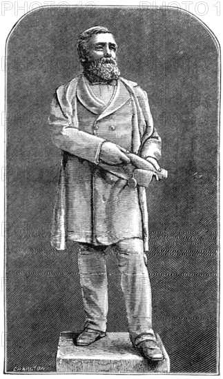 Statue of the late Mr. Bolckow, 1881. Creator: Unknown.