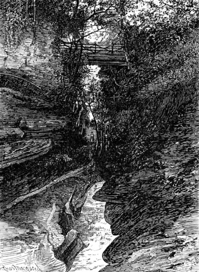 Sketches in Nidderdale, Yorkshire: Gorge of How Stean Beck, 1883. Creator: Unknown.
