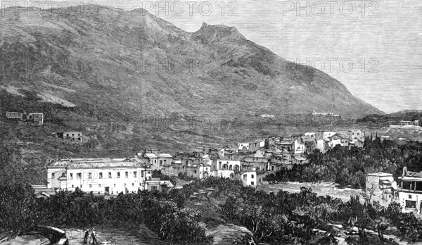 The Earthquake in Ischia: Casamicciola and Mount Epomeo, 1883. Creator: Unknown.