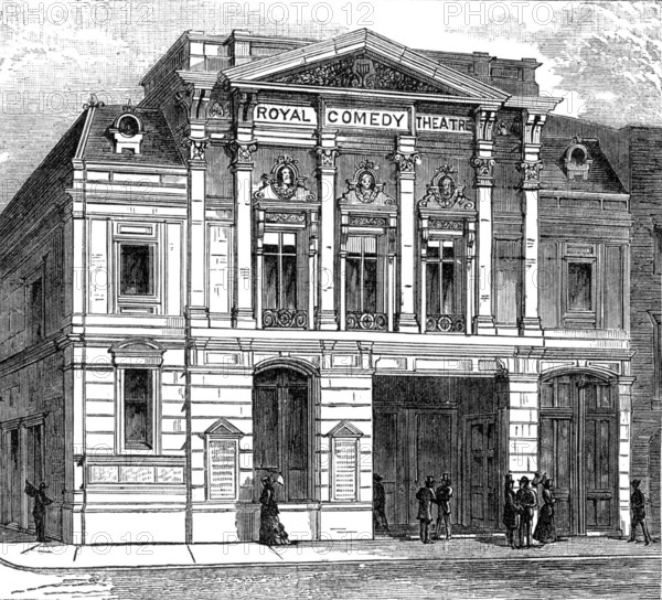The Royal Comedy Theatre, Panton-Street, Haymarket, 1881. Creator: Unknown.