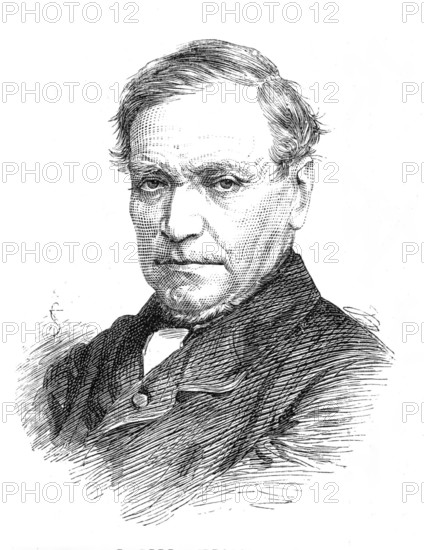 The late M. Eugene Verboeckhoven, Belgian animal painter, 1881. Creator: Unknown.