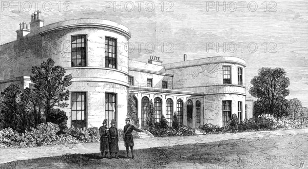 The Crisis in Ireland: residence of the Chief Secretary in Phoenix Park, Dublin, 1881. Creator: Unknown.