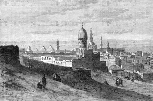 Cairo from the Citadel, 1881. Creator: Unknown.
