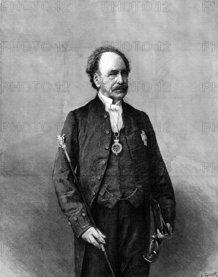 The late General Sir W. Knollys, Gentleman Usher of the Black Rod, 1883. Creator: R. Taylor.