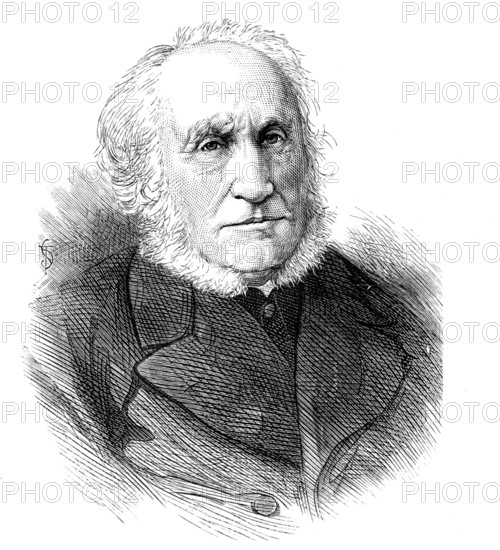 The late General Sir Edward Sabine, F.R.S., 1883. Creator: Unknown.