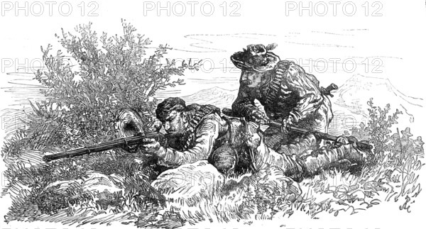The War in the Transvaal: a Boer outpost, 1881. Creator: Unknown.