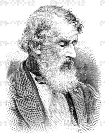 The late Admiral W. W. Percival Johnson, R.N., one of the officers engaged at Trafalgar, 1881. Creator: Unknown.