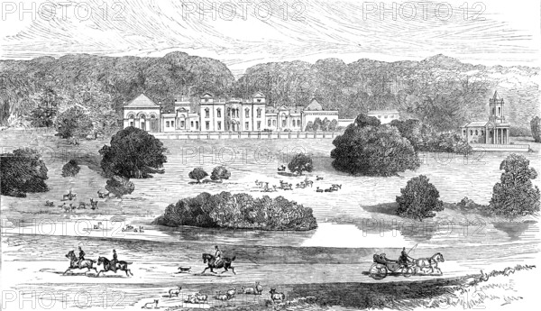 Normanton Park, Rutlandshire - view from North-West, 1881. Creator: Unknown.