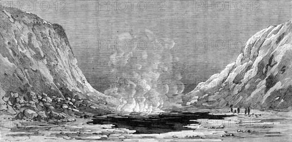 The American Franklin Search Expedition: open rapids, Back's River, 1881. Creator: Unknown.