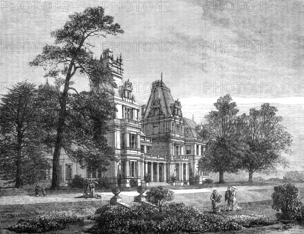 St. Leonard's Hill, the residence of the Prince of Wales during the Ascot Week, 1881. Creator: Unknown.