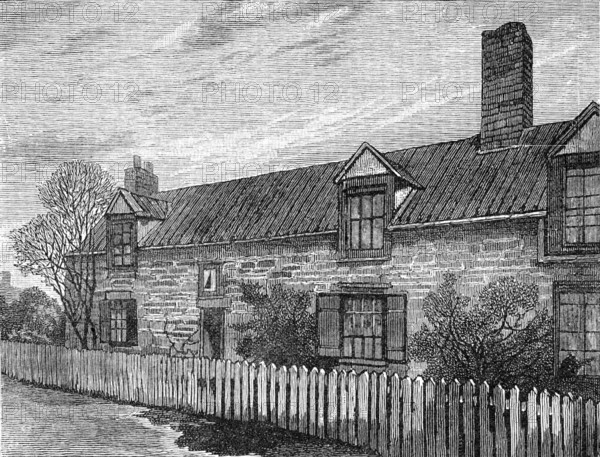 The Century of George Stephenson: Stephenson's cottage at Killingworth, 1881. Creator: Unknown.