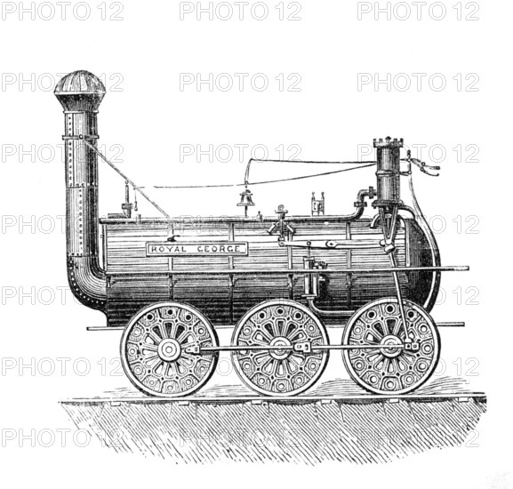George Stephenson, Father of Railways: the Royal George, 1881. Creator: Unknown.
