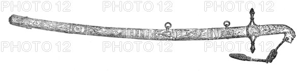 Sword of Honour presented to General Sir F. Roberts by the City of London, 1881. Creator: Unknown.