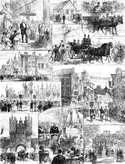 The Prince of Wales at York, 1883. Creator: Unknown.