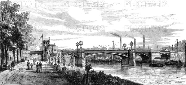 Skeldergate Bridge, York, 1881. Creator: Unknown.