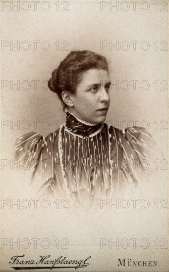 Augusta Flückiger, c1860s. Creator: Franz Seraph Hanfstaengl.