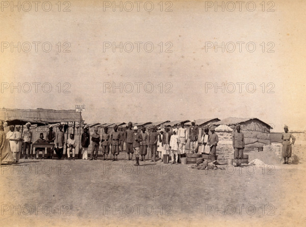The Machi Meani camp, operated by the Karachi Plague Committee, India, 1897. Creator: Unknown.