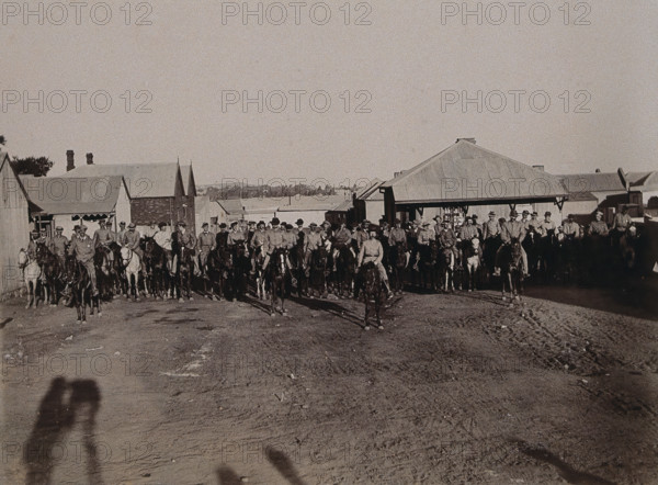 South Africa: the Bettington's Horse unit, 1896. Creator: Barnett.