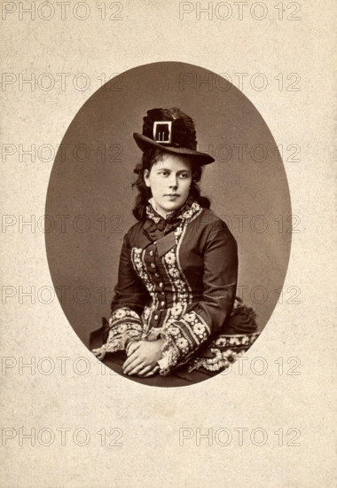 Hélène de Lesseps, 1878. Creator: Mathieu Deroche.