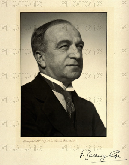 Sir Vincent Zachary Cope. Creator: Speaight.