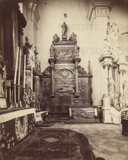 Tomb monument of Lew Sapieha, St. Michael's Church, Vilnius, 1870-1885. Creator: Jozef Czechowicz.