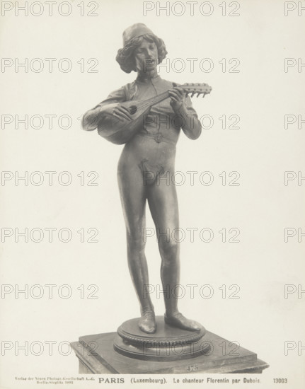 The Florentine Singer, 1865, (1903). Creator: Neue Photographische Gesellschaft.