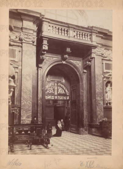 Old houses at the Church of St Michael, Vilnius, 1895-1905. Creator: Stanislaw Filibert Fleury.