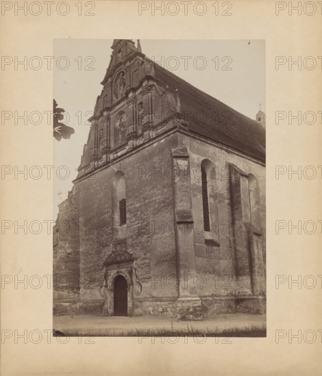 Church of the Holy Trinity - fragment of the body seen from the south-west, Nowy Korczyn, 1895-1905. Creator: Unknown.