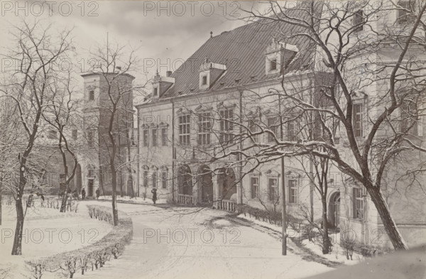 Palace of the Krakow Bishops - eastern façade, Kielce, between 1920-1930. Creator: Unknown.