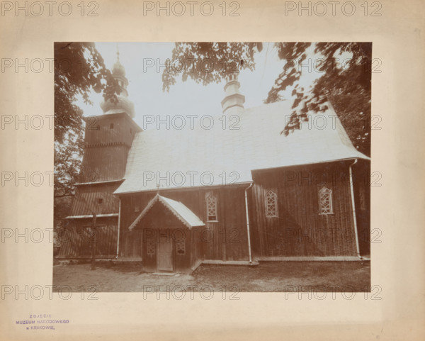 Church of the Nativity of the Blessed Virgin Mary - southern façade, Kruzlowa Wyzna, between 1905-15 Creator: Unknown.