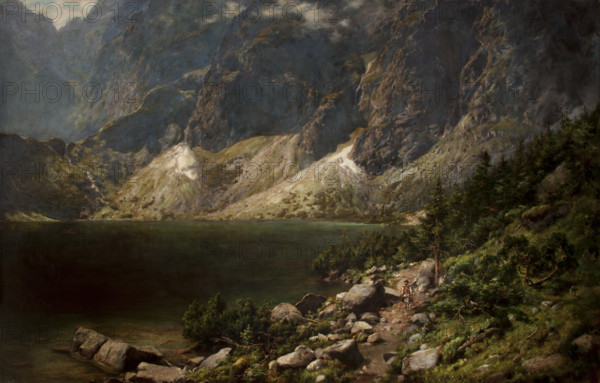 The Morskie Oko Lake, 1891. Creator: Alexandre Mroczkowski.