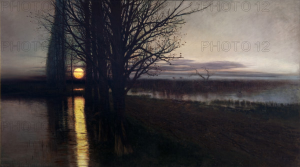 Moonrise, 1884. Creator: Stanislaw Maslowski.