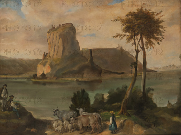 Landscape from Brittany, 1838-1848. Creator: Aleksander Titz.