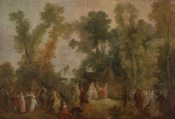 Kermis in the Park, 1785. Creator: Jean Pierre Norblin.